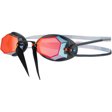 ZOGGS DIAMOND MIRROR Swimming Goggles Black/Grey 0